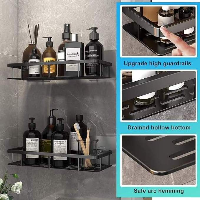 Shower Caddy Bathroom Storage Rack Bathroom Organizer Metal Storage Rack Wall Bathroom Shelves