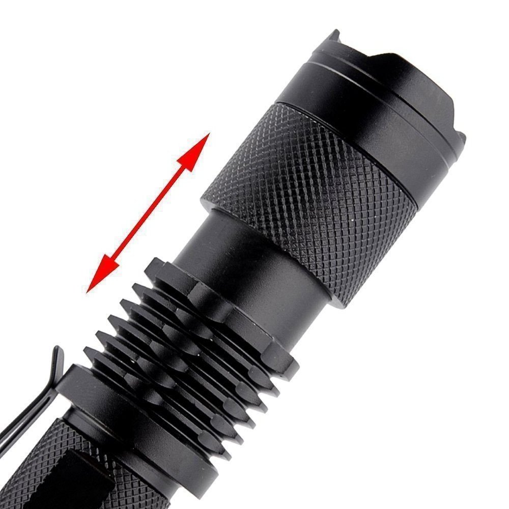 High Power Zoomable Red Green Blue Light Led Torch Flashlight for Hunting Astronomy Aviation Night Observation