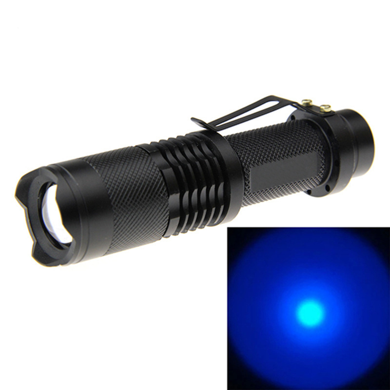 High Power Zoomable Red Green Blue Light Led Torch Flashlight for Hunting Astronomy Aviation Night Observation