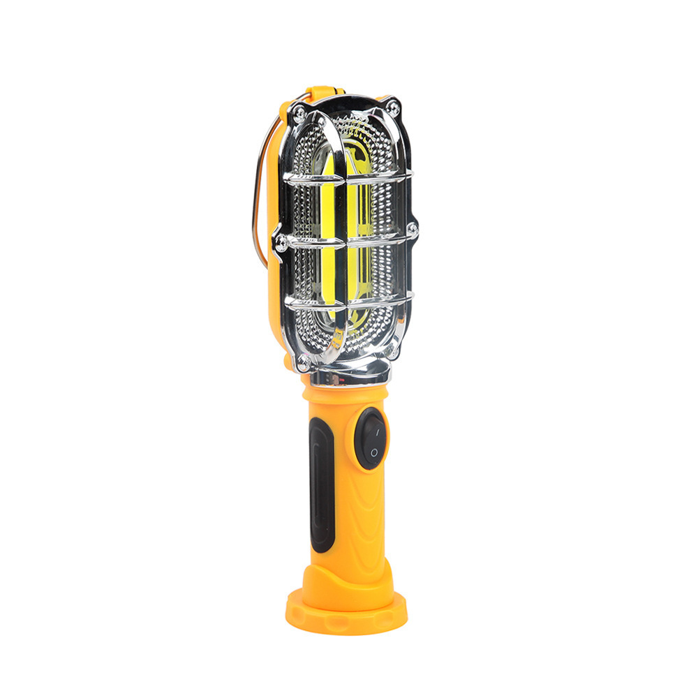 Highlighted Cob Led Flashlight Inspection Lamp Car Repair Cordless Worklight with magnetic base and hook