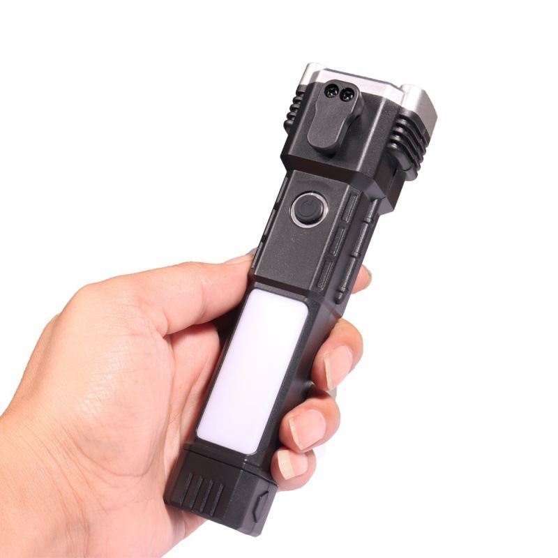 Wholesale multi-functional safety hammer USB car fire emergency vehicle broken window escape hammer glare flashlight