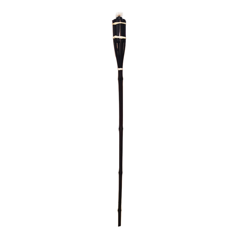 120cm Outdoor Black color Bamboo Tiki Torch