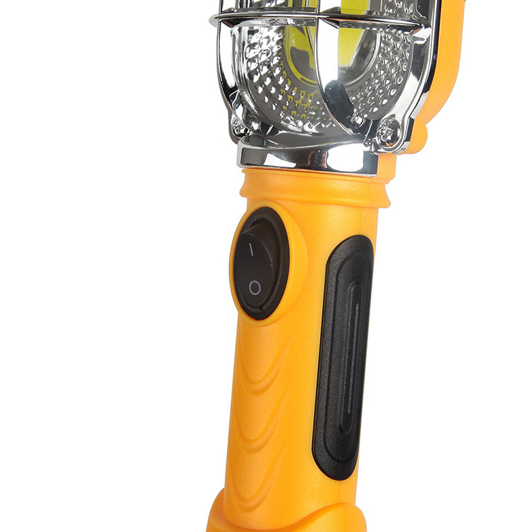 Highlighted Cob Led Flashlight Inspection Lamp Car Repair Cordless Worklight with magnetic base and hook