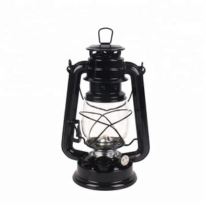 Emergency classic outdoor indoor decorative wild land kerosene vintage OEM glass metal burning 235 oil hurricane Lantern lamp