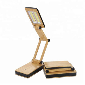 Flexible long swing arm led desk lamp adjustable folding reading table lamp