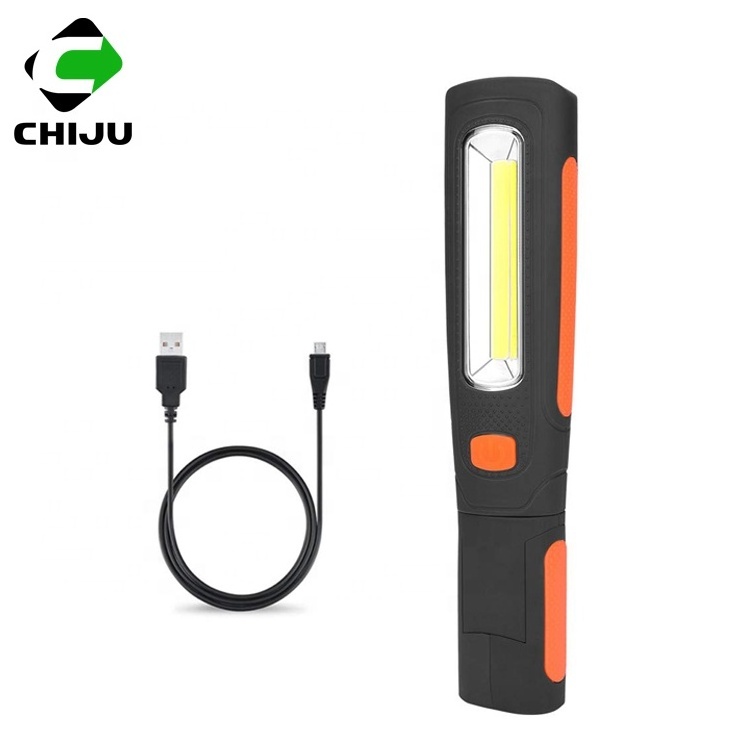 Factory Rechargeable Magnetic Worklight Rotary Hook Led Cob Work Light with Usb