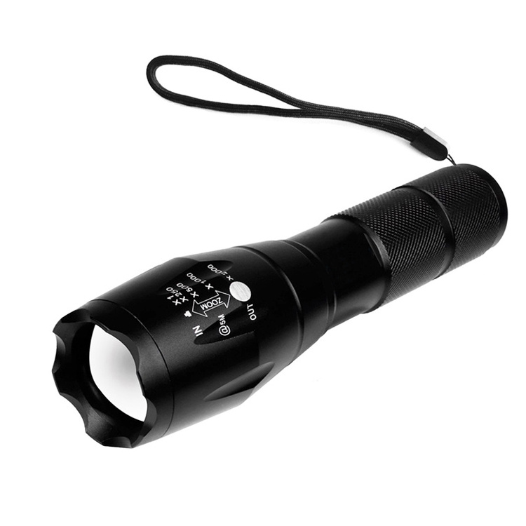 Aluminum High Power 1000 Lumen 10w Rechargeable Tactical Led Flashlight