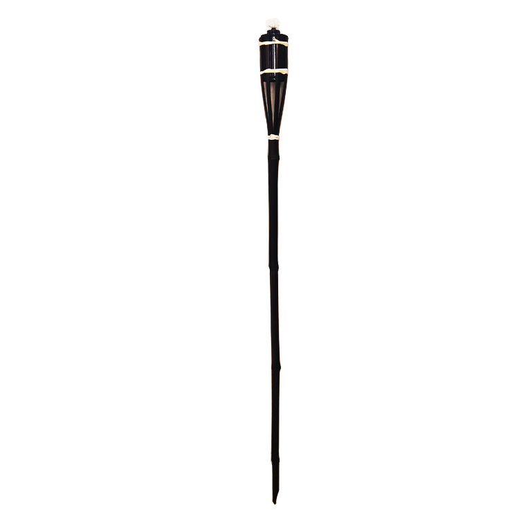 120cm Outdoor Black color Bamboo Tiki Torch