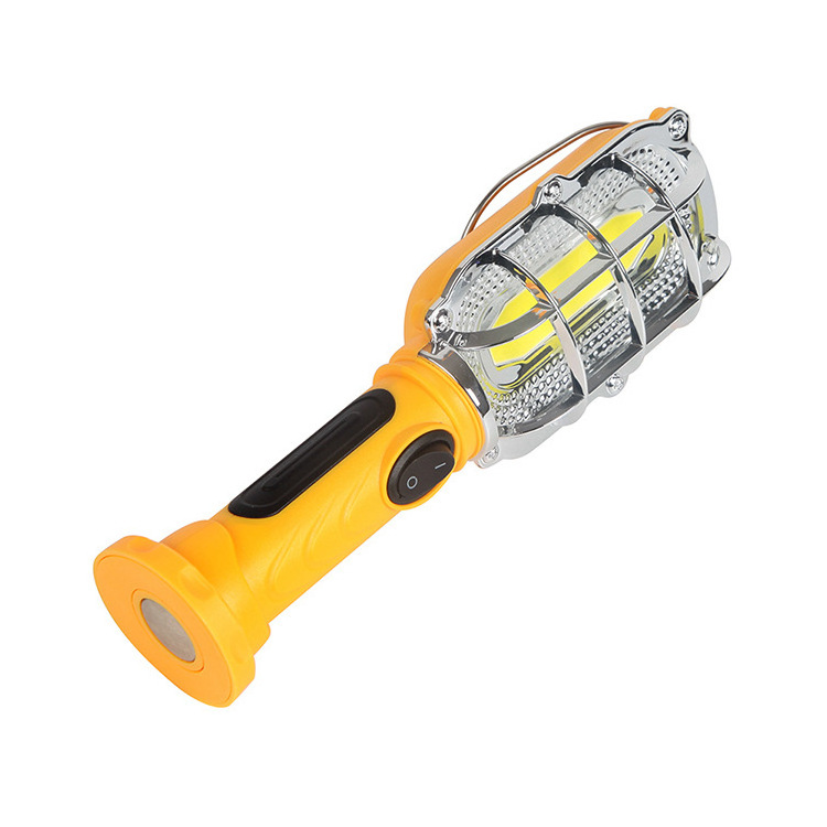 Highlighted Cob Led Flashlight Inspection Lamp Car Repair Cordless Worklight with magnetic base and hook