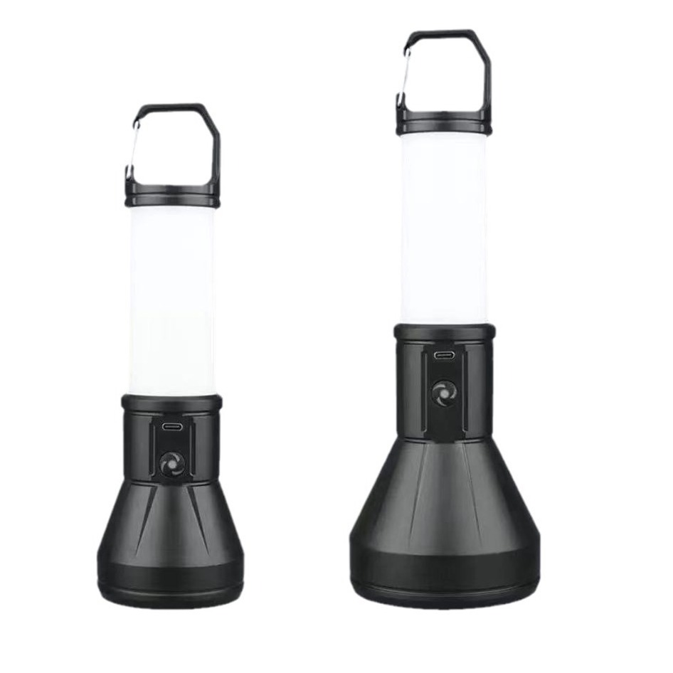 2024 New Design Dual Light Led USB Rechargeable Flashlight&Lantern