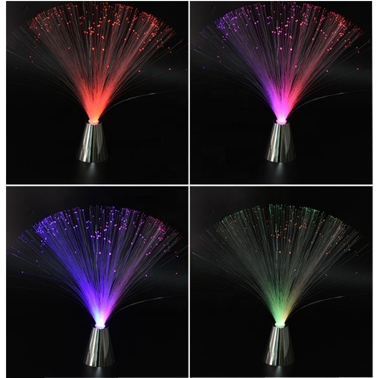 LED Colourful Changing Fiber Optic Fountain Night light