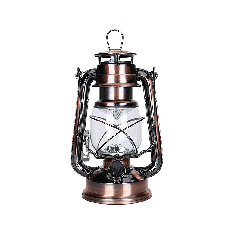 23CM Black Color Led Hurricane Lantern lamps electric