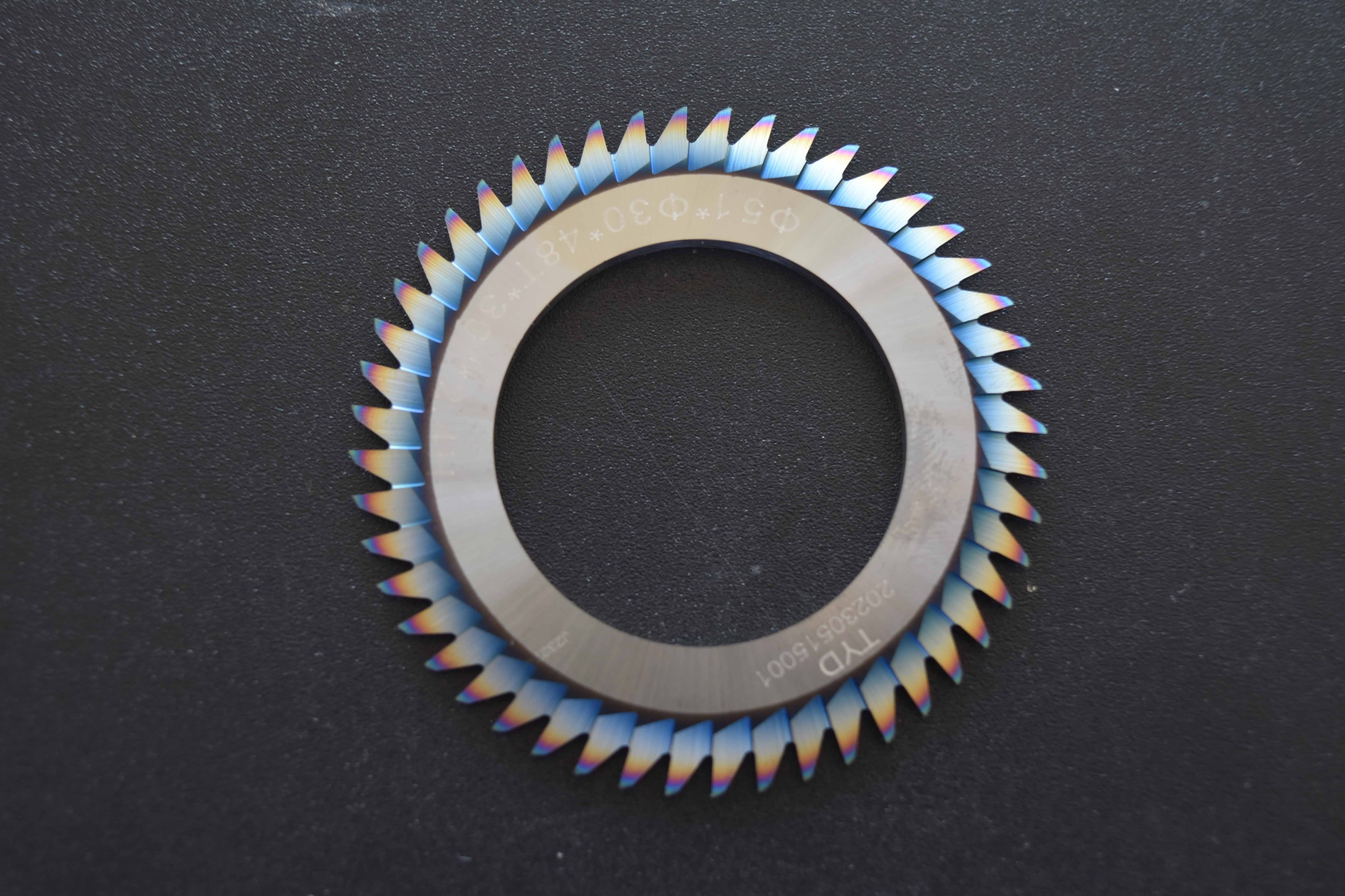 Solid carbide V groving circular saw blade for PCB v-cut machine v cut blade tungsten carbide tipped sawmill disc blade