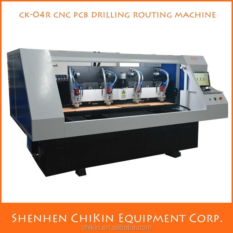 Automatic Tool Spindle 4 Germany CNC PCB Circuit Board Making Machine for Aluminum Metal Clad FR1 FR4 Computer Phone PCB