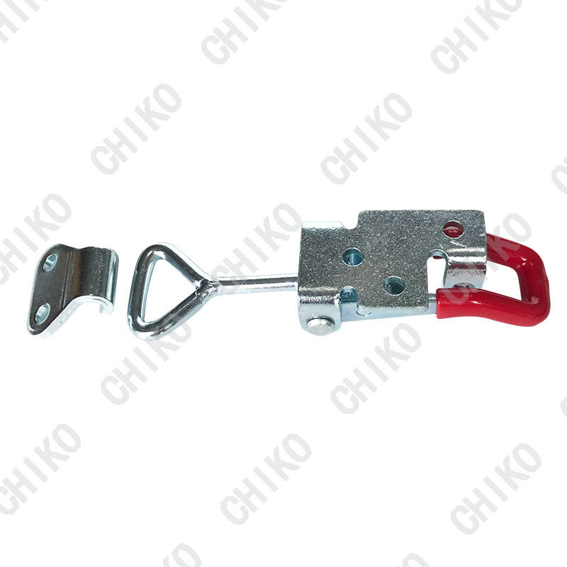 GH-4002 Adjustable Toggle Clamp 550 Lbs Holding Capacity Toggle Latch Hasp Clamp Lockable Quick Release Pull Latch