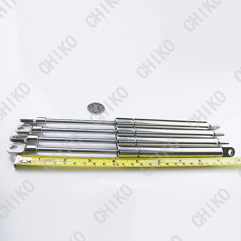 Stainless steel gas spring anti rust pneumatic hydraulic support stainless steel  gas strut telescopic support hydraulic rod