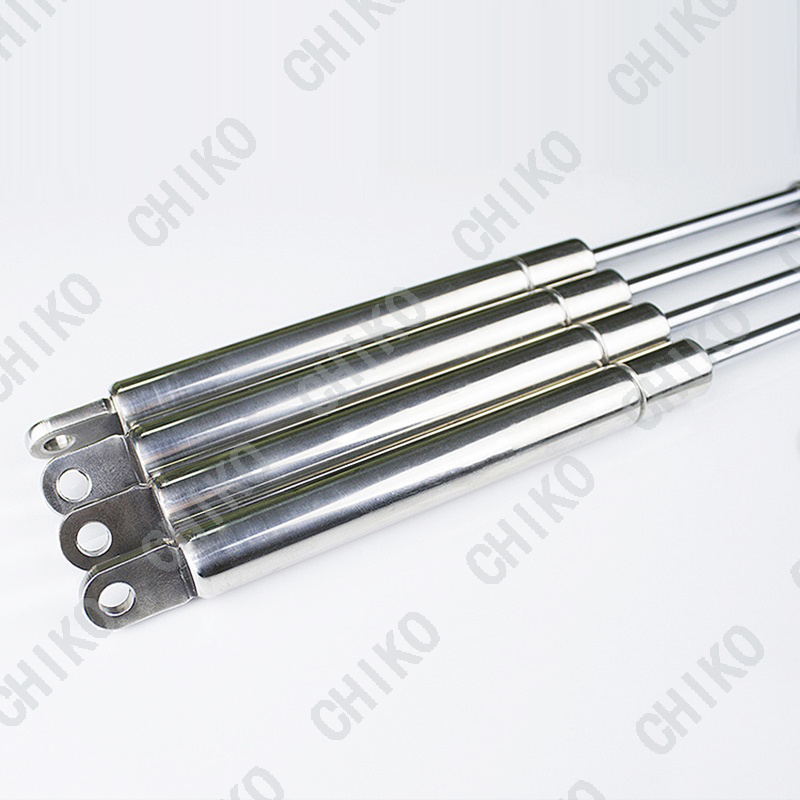 Stainless steel gas spring anti rust pneumatic hydraulic support stainless steel  gas strut telescopic support hydraulic rod