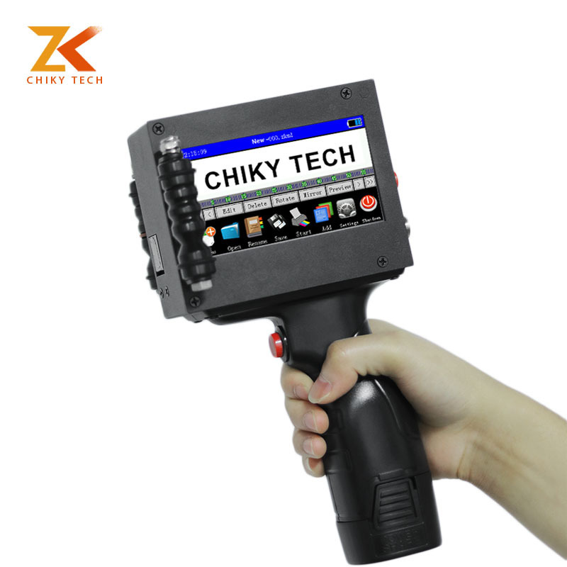 OEM Portable Lightweight Quick Drying Hand held Batch Number Handheld Inkjet Printer Expiry Date Coder Machine On Plastic Bag