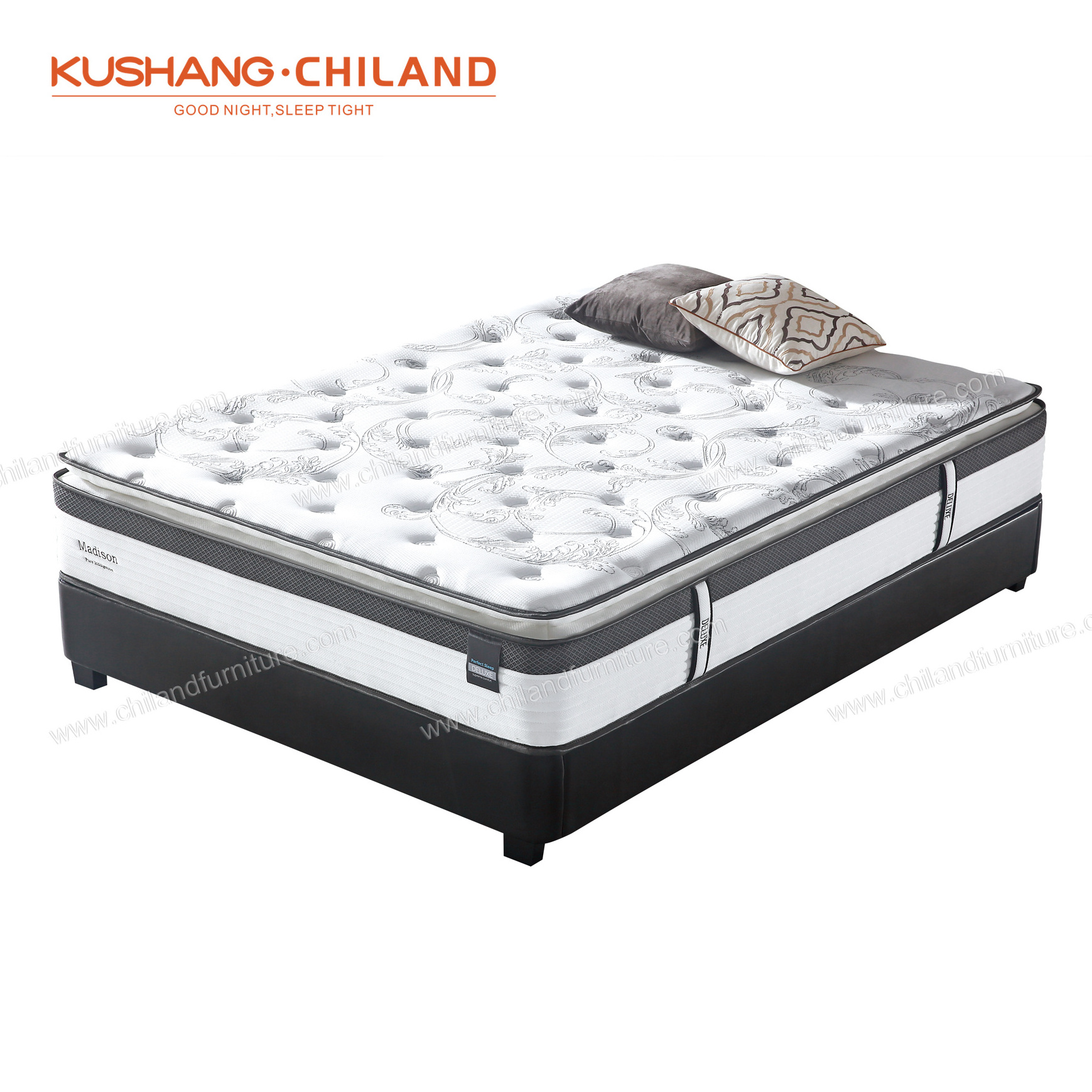 cheap price China factory  Sleep well  single size Pillowtop  top memory foam pocket spring mattress