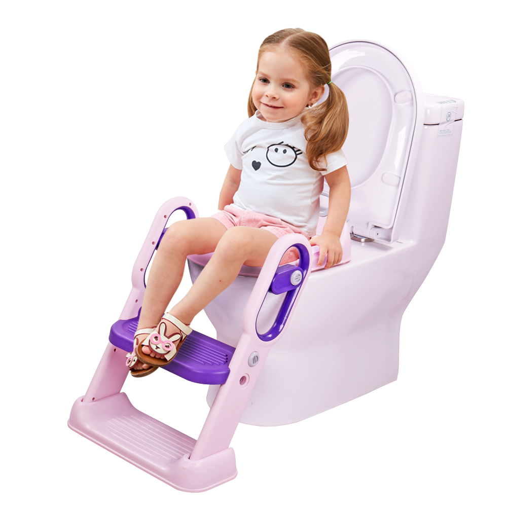 baby products hot selling 2023 Baby Toilet Trainer Potty Training With Step Kid Potty with Ladder