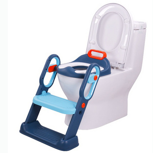 baby products hot selling 2023 Baby Toilet Trainer Potty Training With Step Kid Potty with Ladder