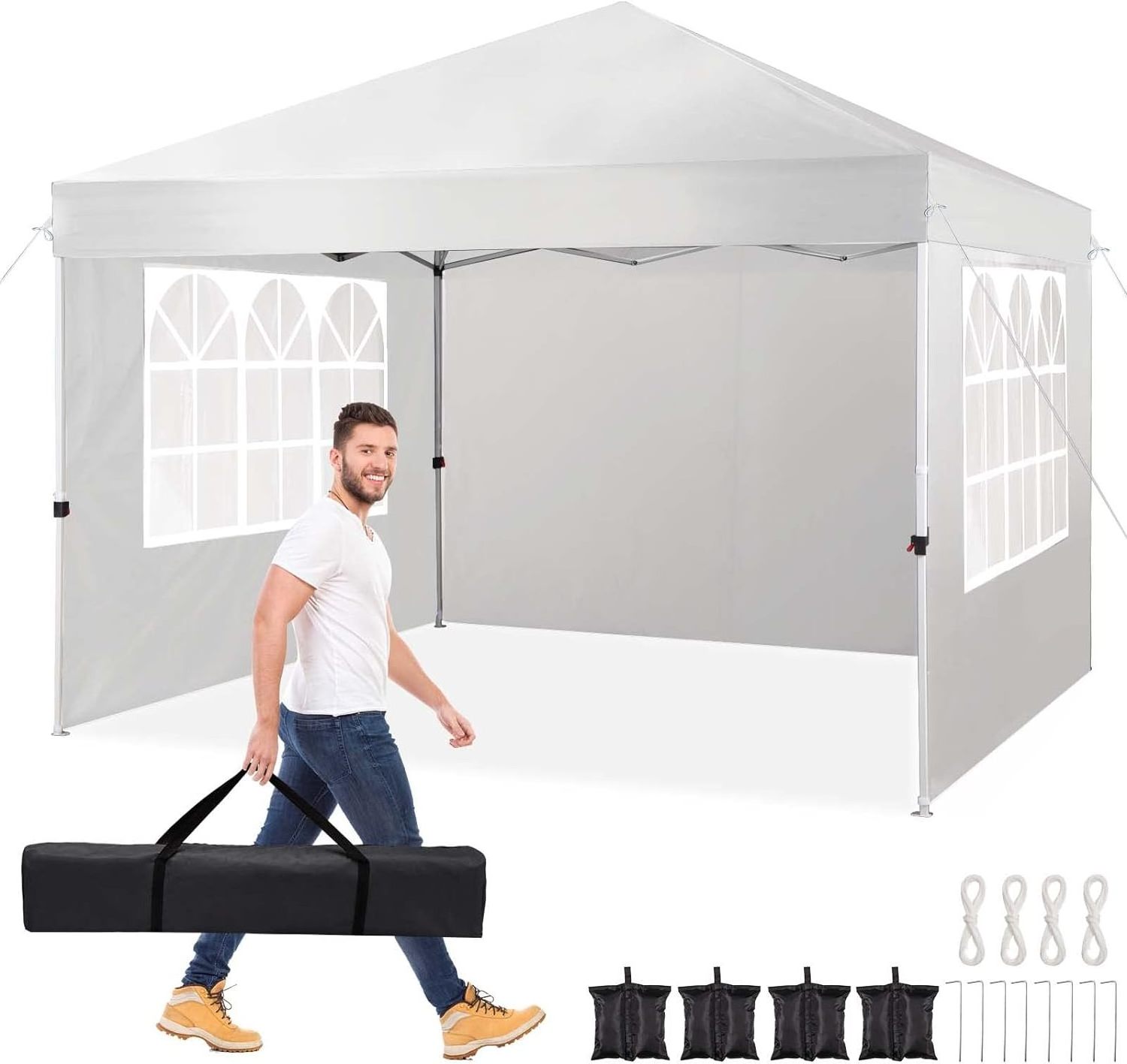 Customized Heavy Duty 50MM Hex Aluminum Monster Frame Pop Up Canopy Tent 4x8 big Outdoor Display Tents Pop Up Exhibition