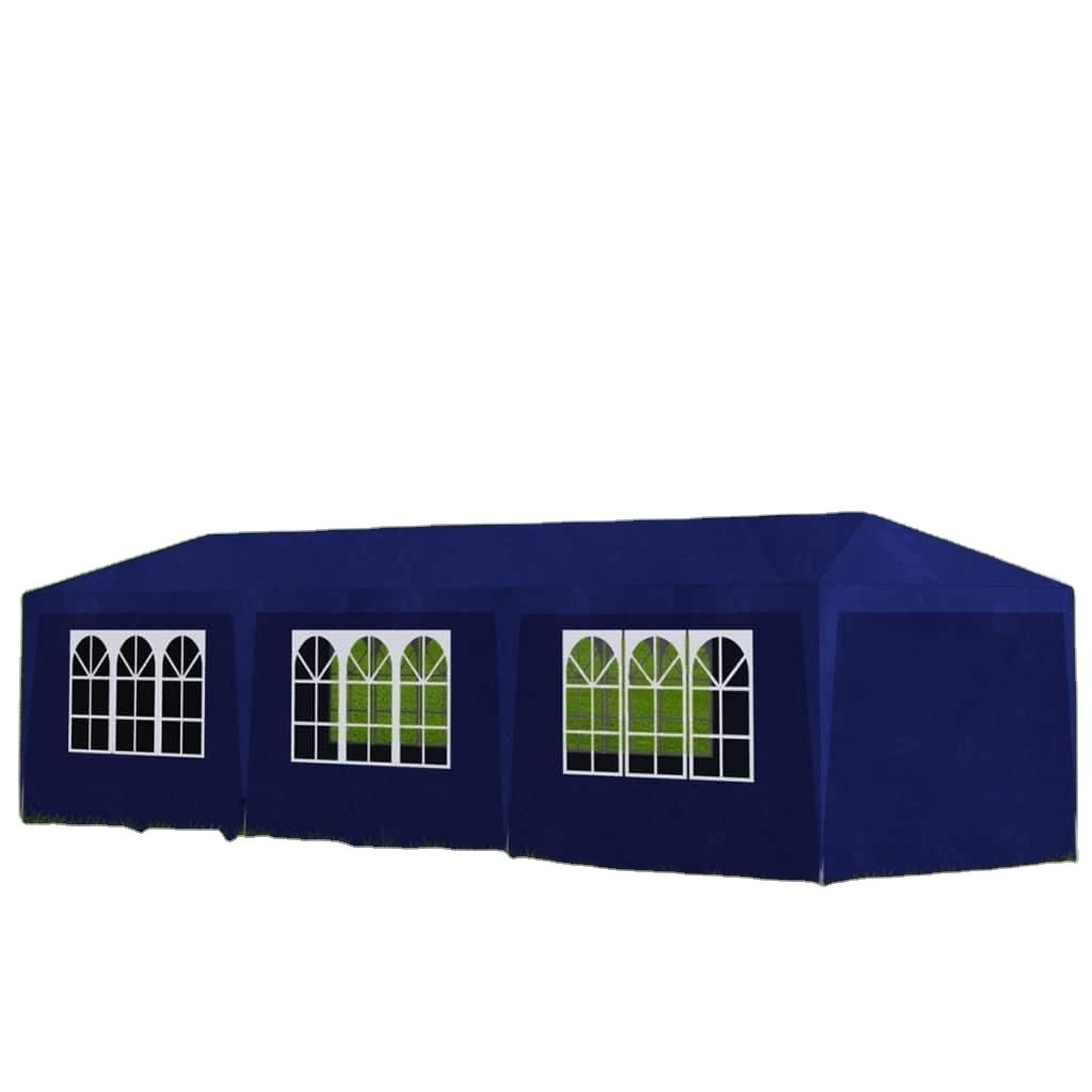 CHILDHOOD 10x20 ft Outdoor Heavy Duty Party Tent Wedding Event Shelters Upgraded Galvanized Canopuy with Large White Roof