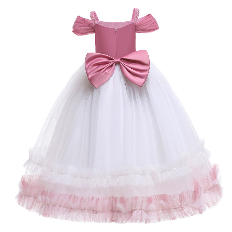 Christmas Children'S Wedding Dress Long Dress Gauze Princess Children Dress Girls Costume