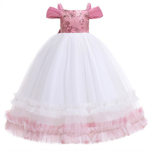 Christmas Children'S Wedding Dress Long Dress Gauze Princess Children Dress Girls Costume