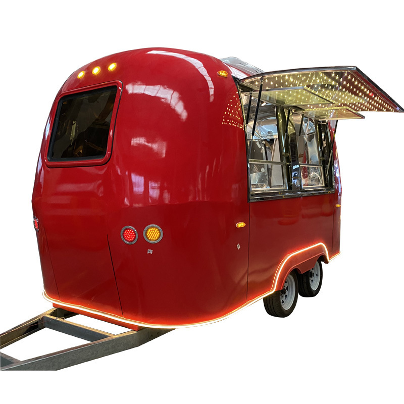 fast truck taco elektro Street mobile food van ice cream cart coffee trailers for sale made in china