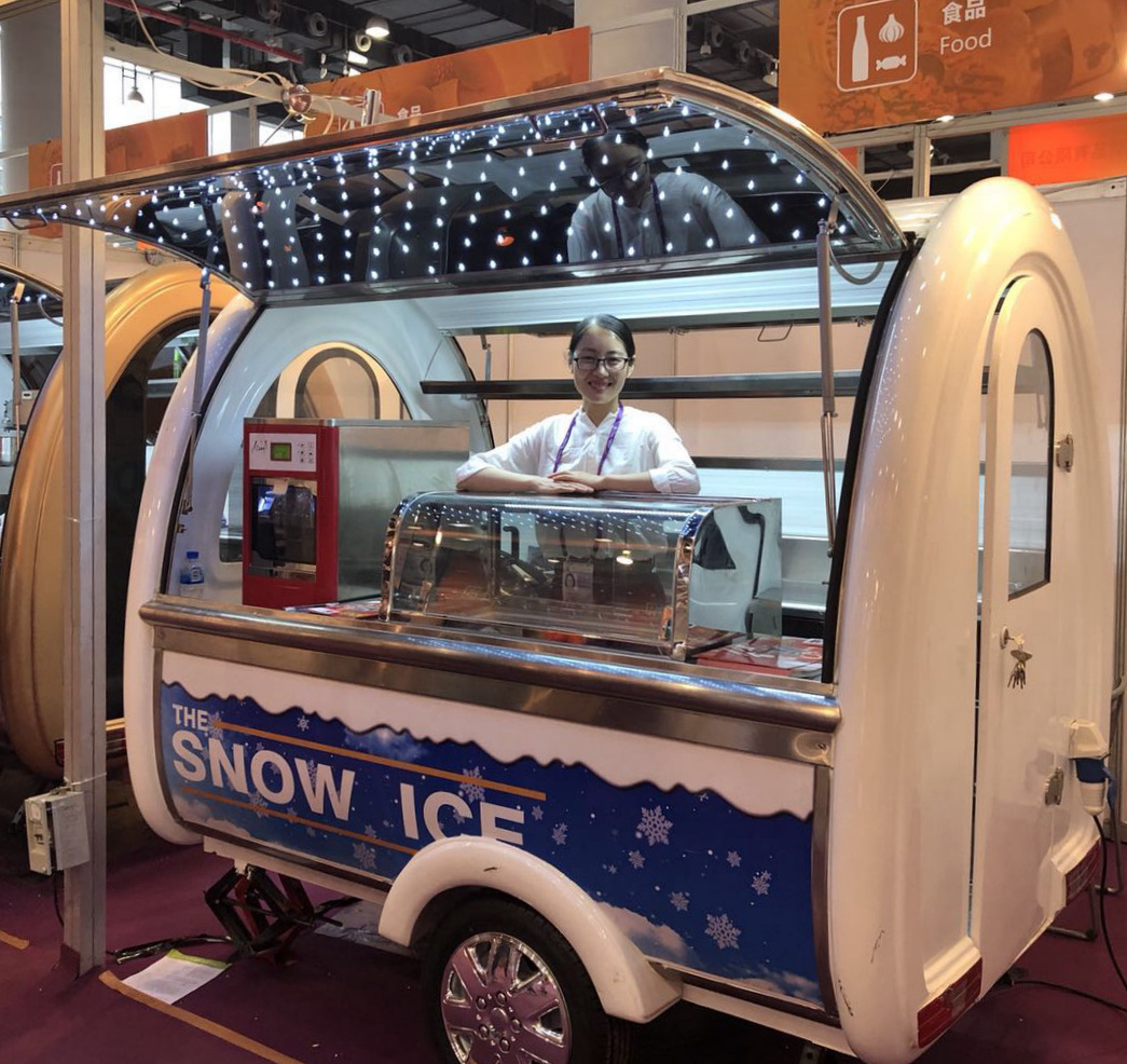 Europe hot sale food truck coffee cart mobile fast food trailers