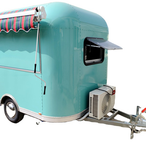 air conditioner equipped in food trucks mobile food trailer kitchen cart for sale