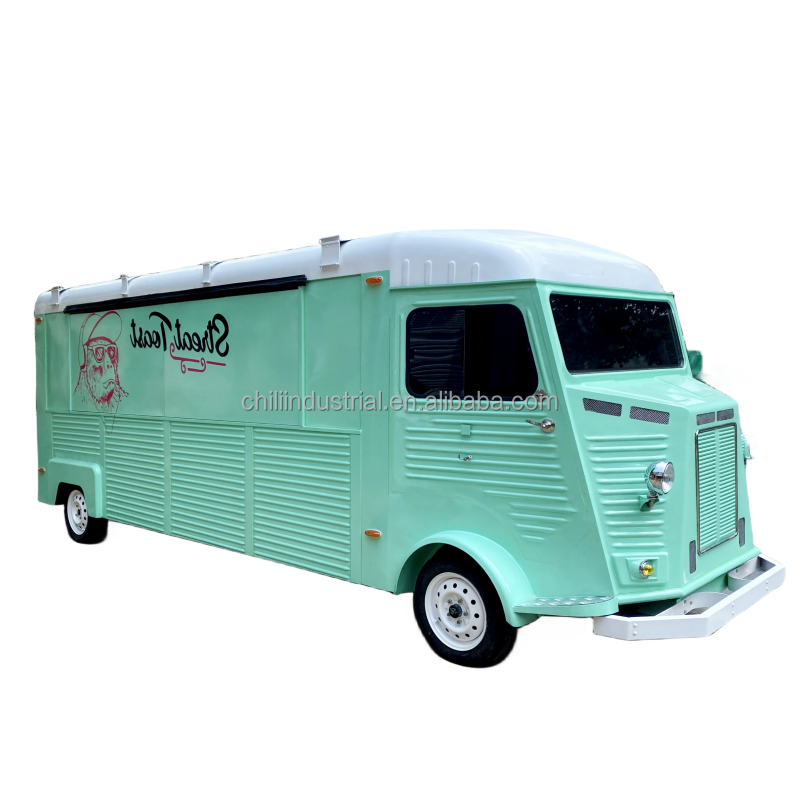 New Design Electric Mobile Kitchen Food Truck Coffee Burger Vans Cart Fast Dog Cat Bus Pet Ice Cream Combination Cart