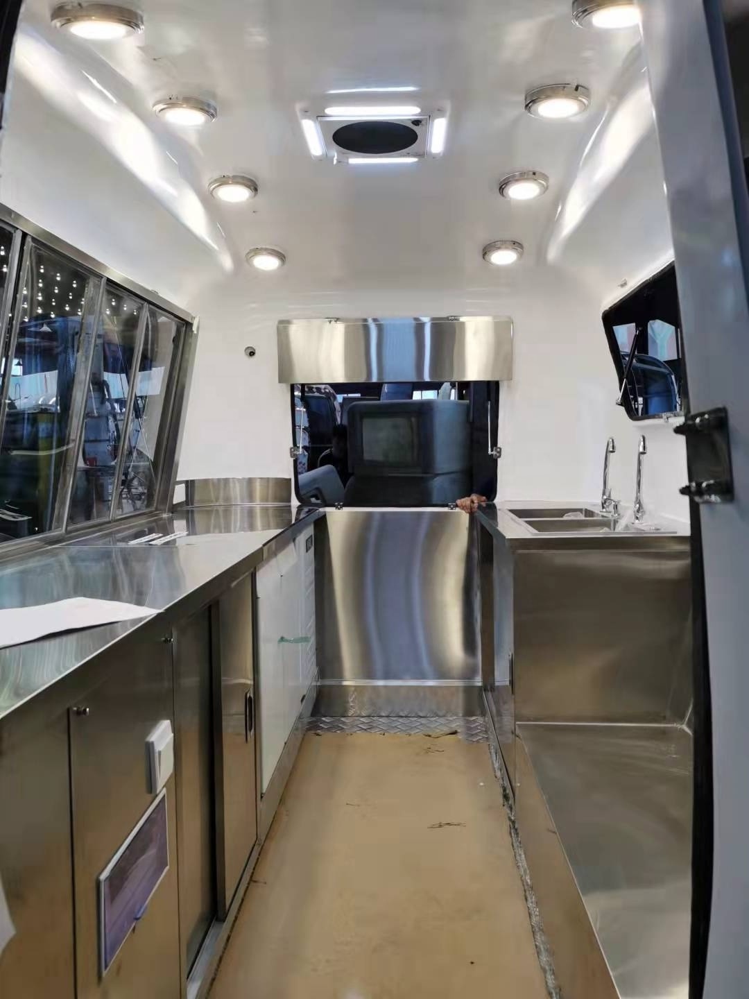 Food Vending Van Catering Fully Equipped Concession Street Mobile Food Truck Cart Fast Food Trailer For Sale Usa