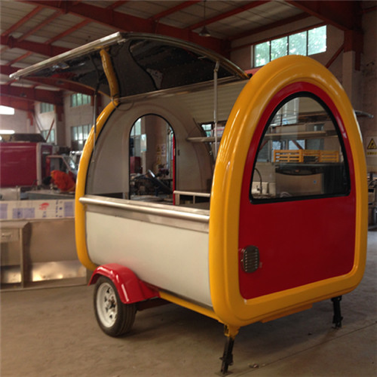 Europe hot sale food truck coffee cart mobile fast food trailers