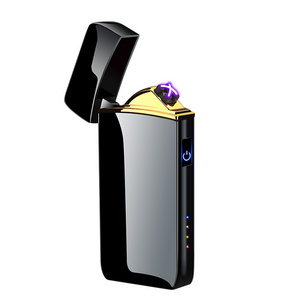 Best Selling 2023 Mini Windproof Usb Charging Lighter Gift Cigarette Lighters for Men Portable Rechargeable Electric Lighter