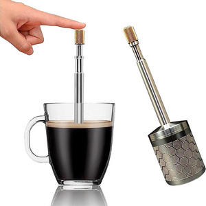 High Quality Portable Convenient New Arrival Dropshipping Final Press 304 Stainless Steel Manual Infuser Push Tea Coffee Filter