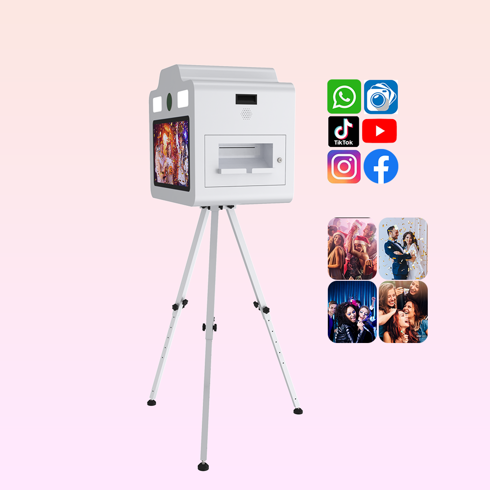 Festival essential box photo booth professional photo booth green touch screen self service photo booth for events