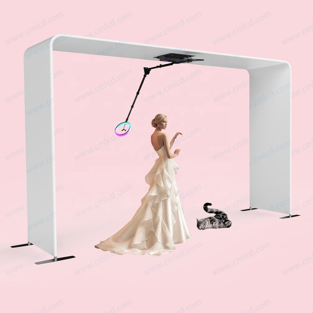 Hot Selling Photobooth 360 Professionnel Round 360 Degree Party Video Camera Photo Booth Photography Spinning Platform