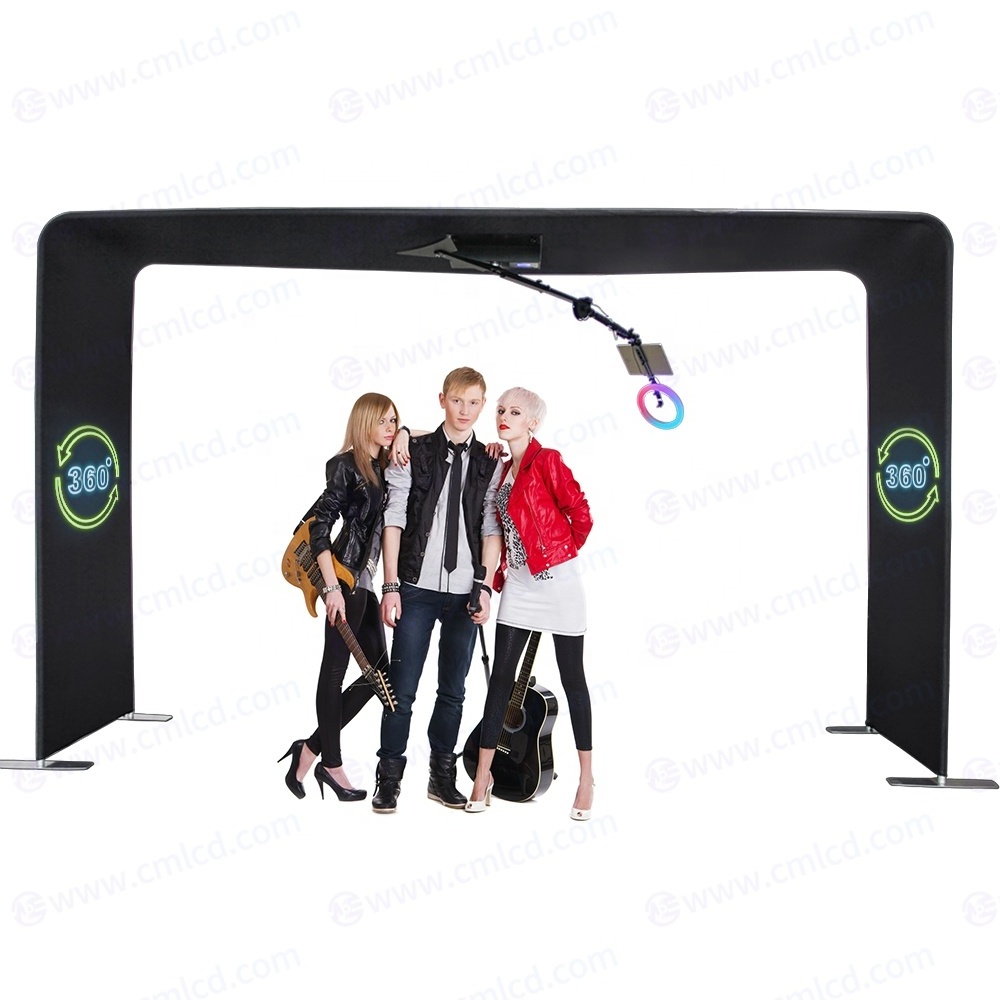 Hot Selling Photobooth 360 Professionnel Round 360 Degree Party Video Camera Photo Booth Photography Spinning Platform