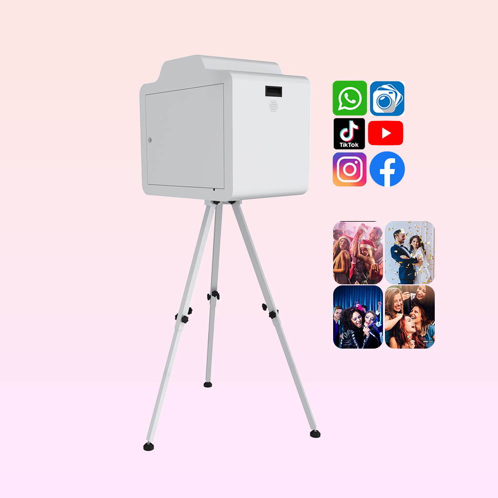 Festival essential box photo booth professional photo booth green touch screen self service photo booth for events