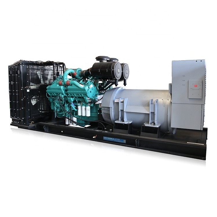 New MTU Cummins generator 1 megawatt sound proof diesel electrogene group 1250 kva With Silent Canopy Box