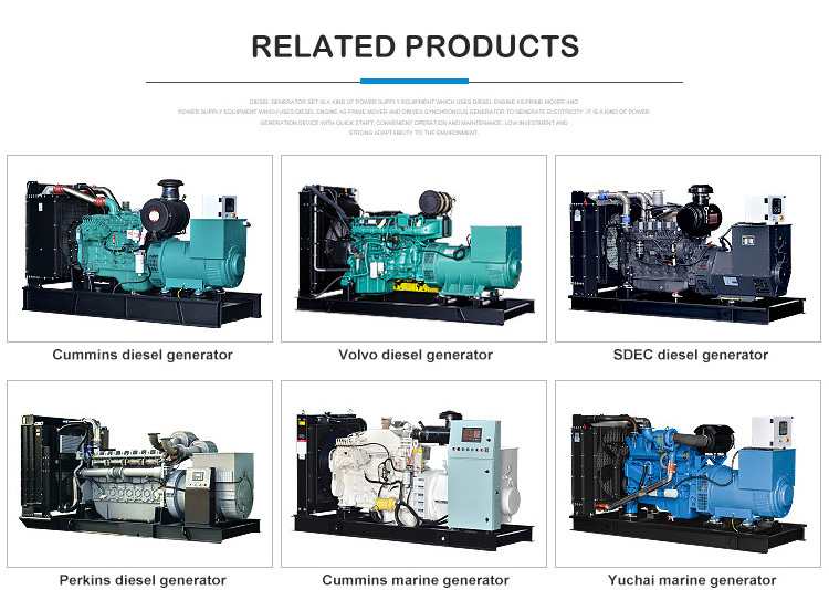 Good performance and low price 150kw 200kw 250kw 300kw 320kw 350kw 400kw 450kw 500kw  diesel generator with good alternator