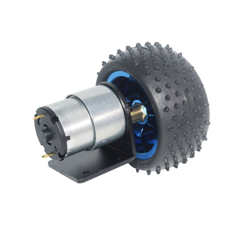 37mm 85/65mm high torque motor and wheel kit 12V 24V Eccentric Shaft  Geared Motors 7RPM -1590RPM With 2 phases signal