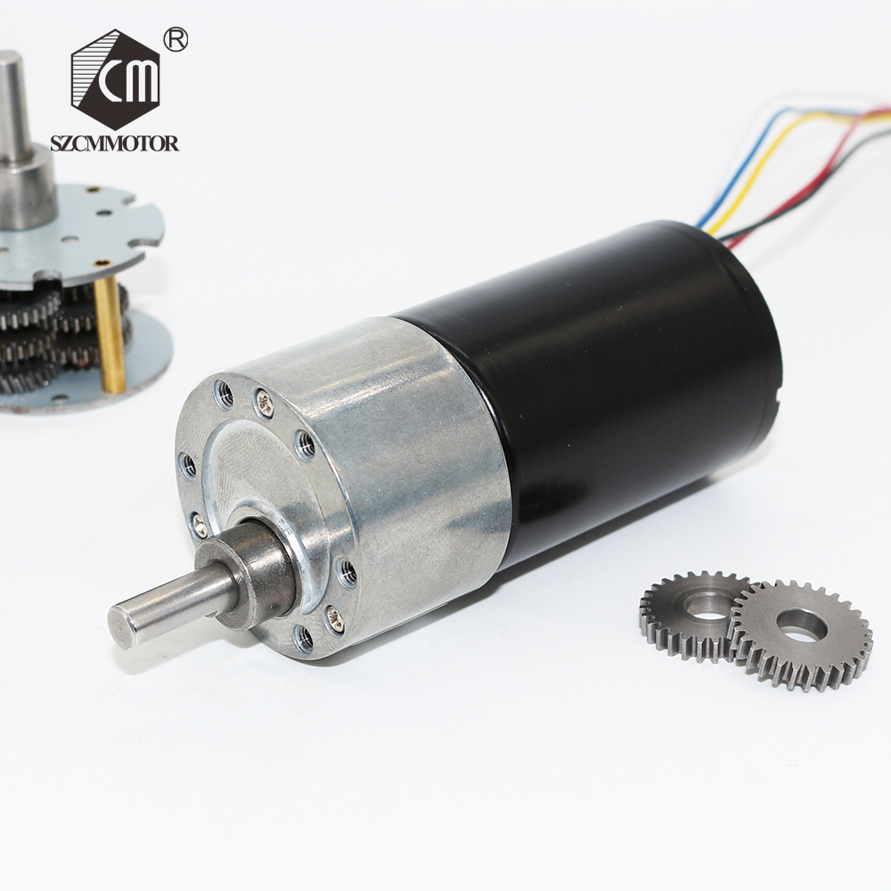 JGB37-3650 DC Brushless Reduction Motor Adjustable Speed Forward and Reverse Pulse Signal Feedback Gear  12V 24V  5RPM -1260RPM