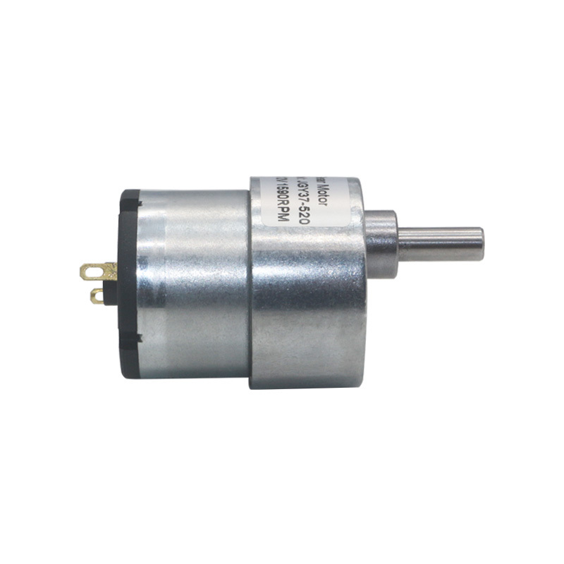 37mm Diameter Gearbox Geared Motor Dc Brush Gear Motor 7-960 Rpm Permanent Magnet IE 1 3 Months JGB37-520 Max 35kg.cm SZCMMOTOR