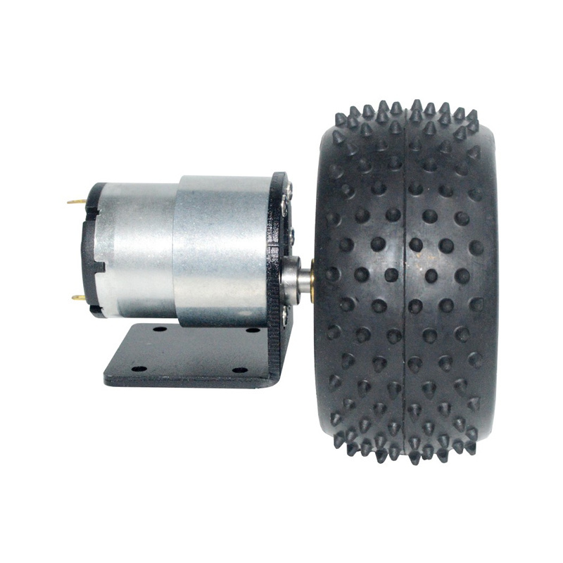 37mm 85/65mm high torque motor and wheel kit 12V 24V Eccentric Shaft  Geared Motors 7RPM -1590RPM With 2 phases signal