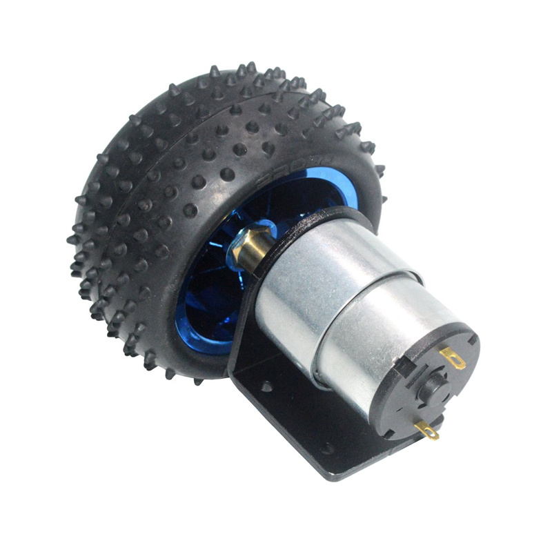 37mm 85/65mm high torque motor and wheel kit 12V 24V Eccentric Shaft  Geared Motors 7RPM -1590RPM With 2 phases signal