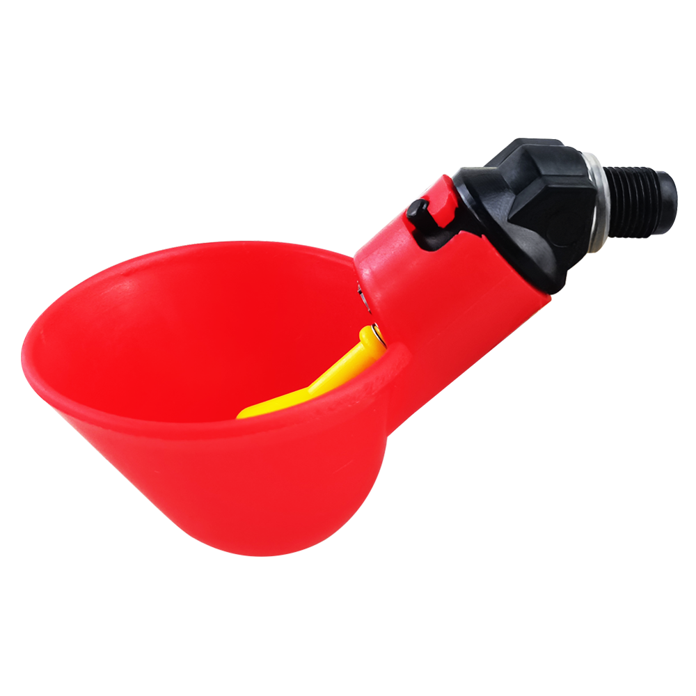 Poultry Waterer Drinking Cup Quail Waterer Cup Poultry Watering System for Chicken Ducks Quail