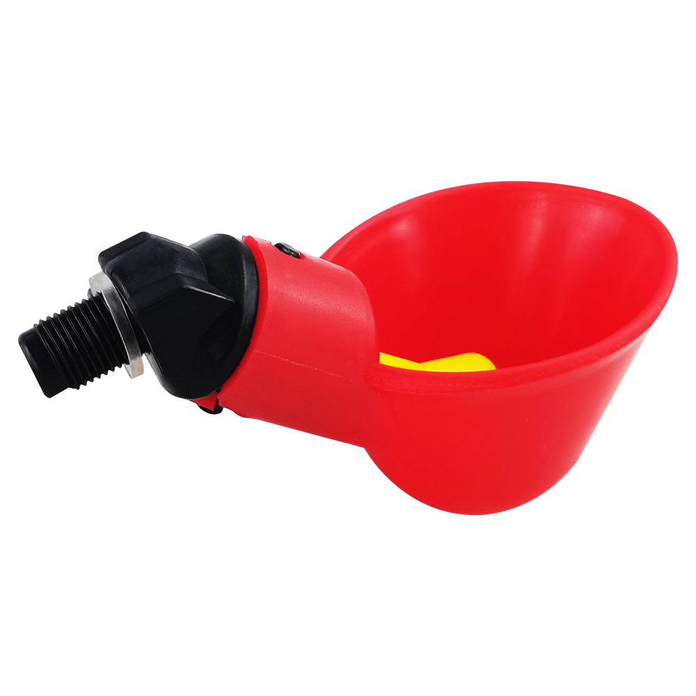 Poultry Waterer Drinking Cup Quail Waterer Cup Poultry Watering System for Chicken Ducks Quail